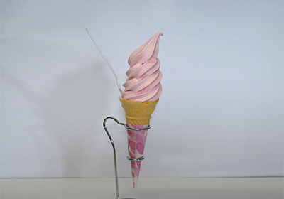 写真:富士桜ソフトクリーム
